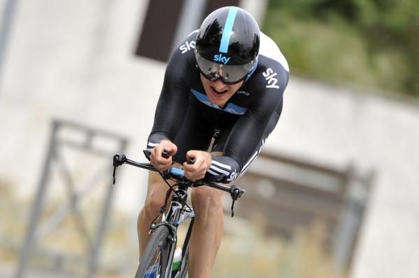 Geraint Thomas (Sky) finished seventh in the time trial, 1:56 off the pace.