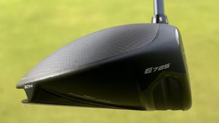 Photo of the Tour Edge Exotics E725 Driver from the toe