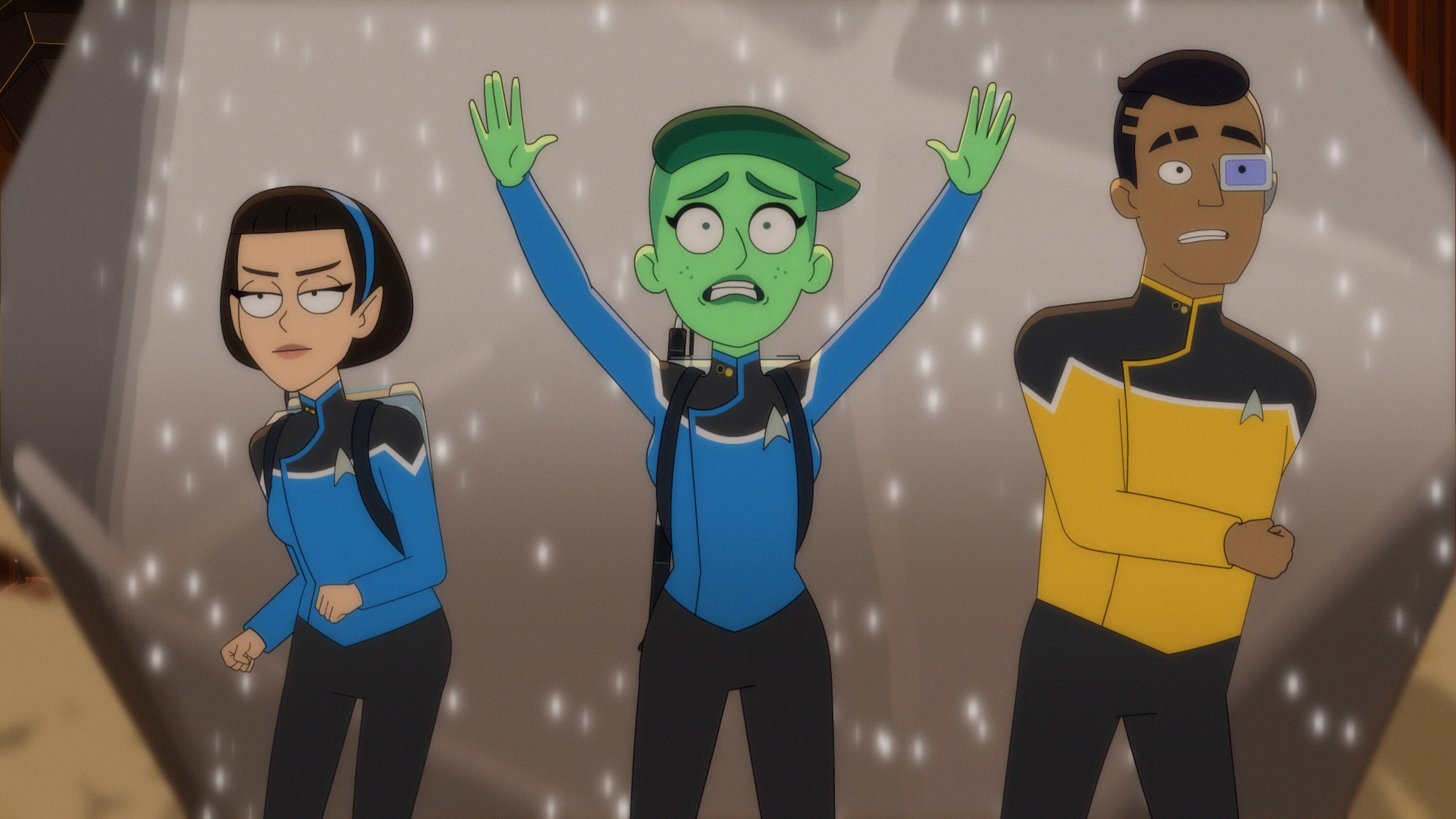 cartoon star trek characters being zanny