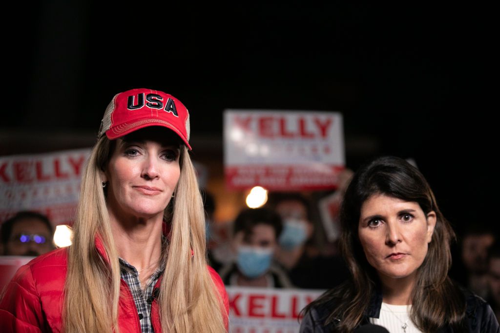 Kelly Loeffler and Nikki Haley.