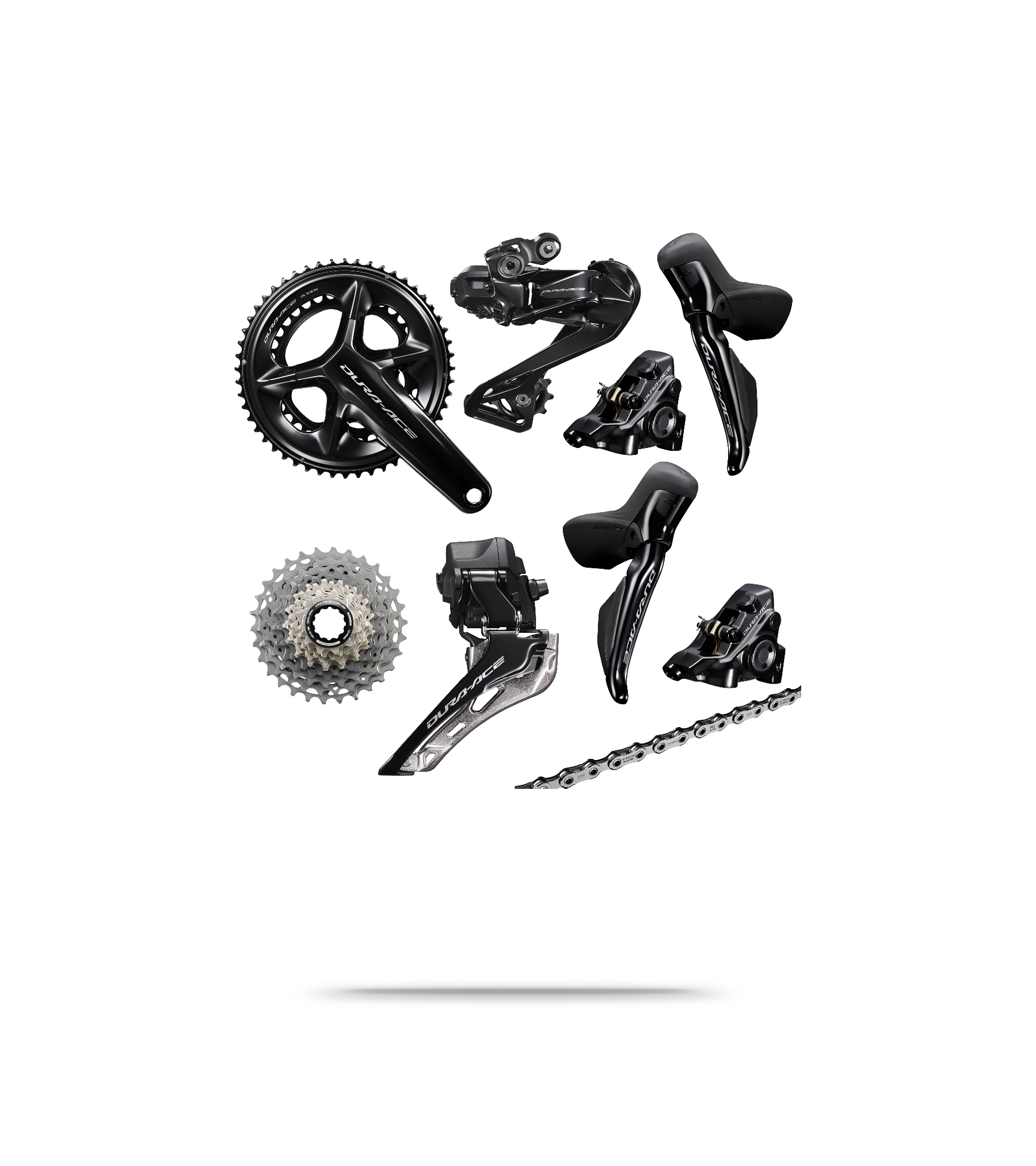 Dura-Ace R9270 12-Speed Di2 Disc Bike Groupset - 165mm / 50/34teeth / Black