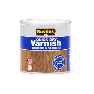 Rustins Quick Dry Varnish, Satin Clear, 250 Ml