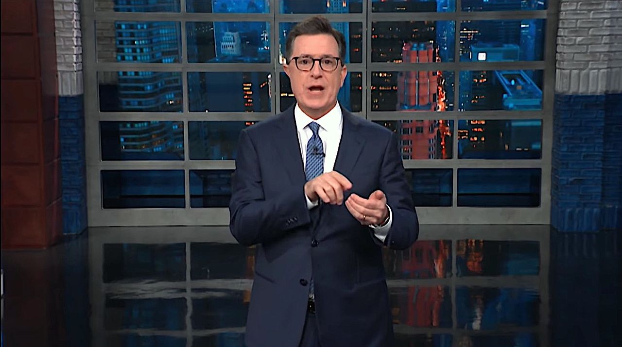 Stephen Colbert takes on the people defending Trump border policy