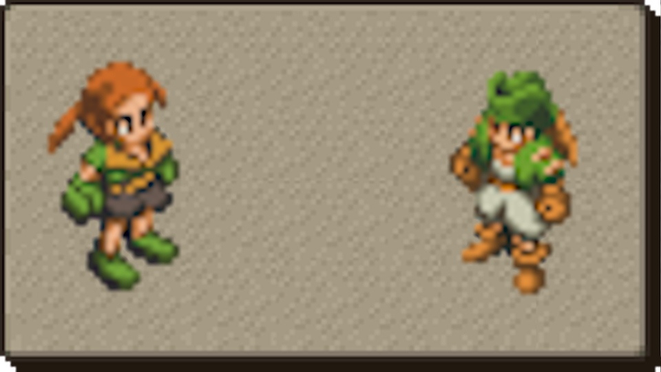 fft job sprite art on beige background