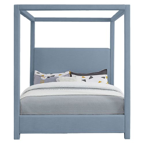 Dunwich Solid Wood and Upholstered Canopy Bed