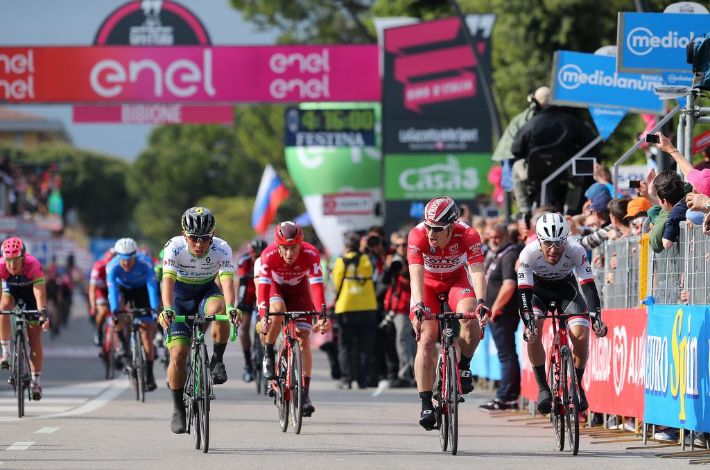 Caleb Ewan (Orica-GreenEdge) having finished second to Andre Greipel