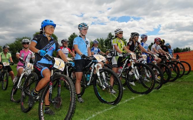 Elite women's front row at the Catamount Classic