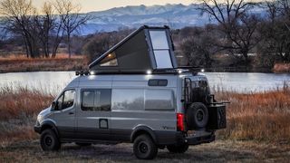 Side on view of the Skyloft Van