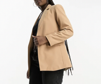 New Look boyfriend blazer in camel, £35.99 ($66) | ASOS