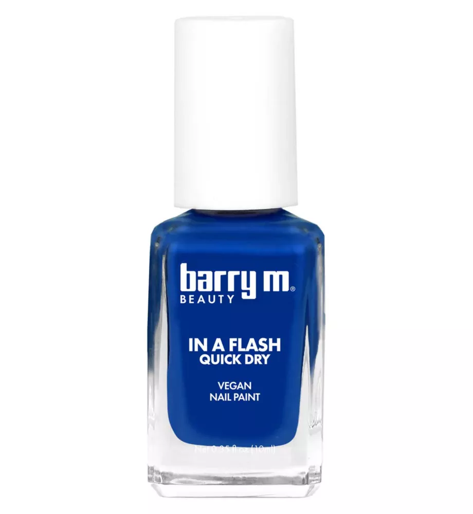 Barry M in a Flash Quick Dry Nail Paint Nimble Navy 10ml