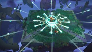 The player fights a Moonlighter 2 boss named Senda 