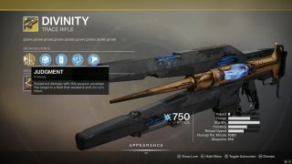 New exotic trace rifle, likely connected to the raid.