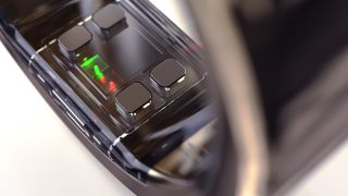 Close-up of the Ultrahuman Ring Pro smart ring