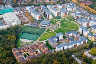 A birds-eye view of the University of Hertfordshire