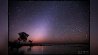 Photographer Jeffrey Berkes took the image of the Quadrantid meteor shower over the Florida Keys in 2012.