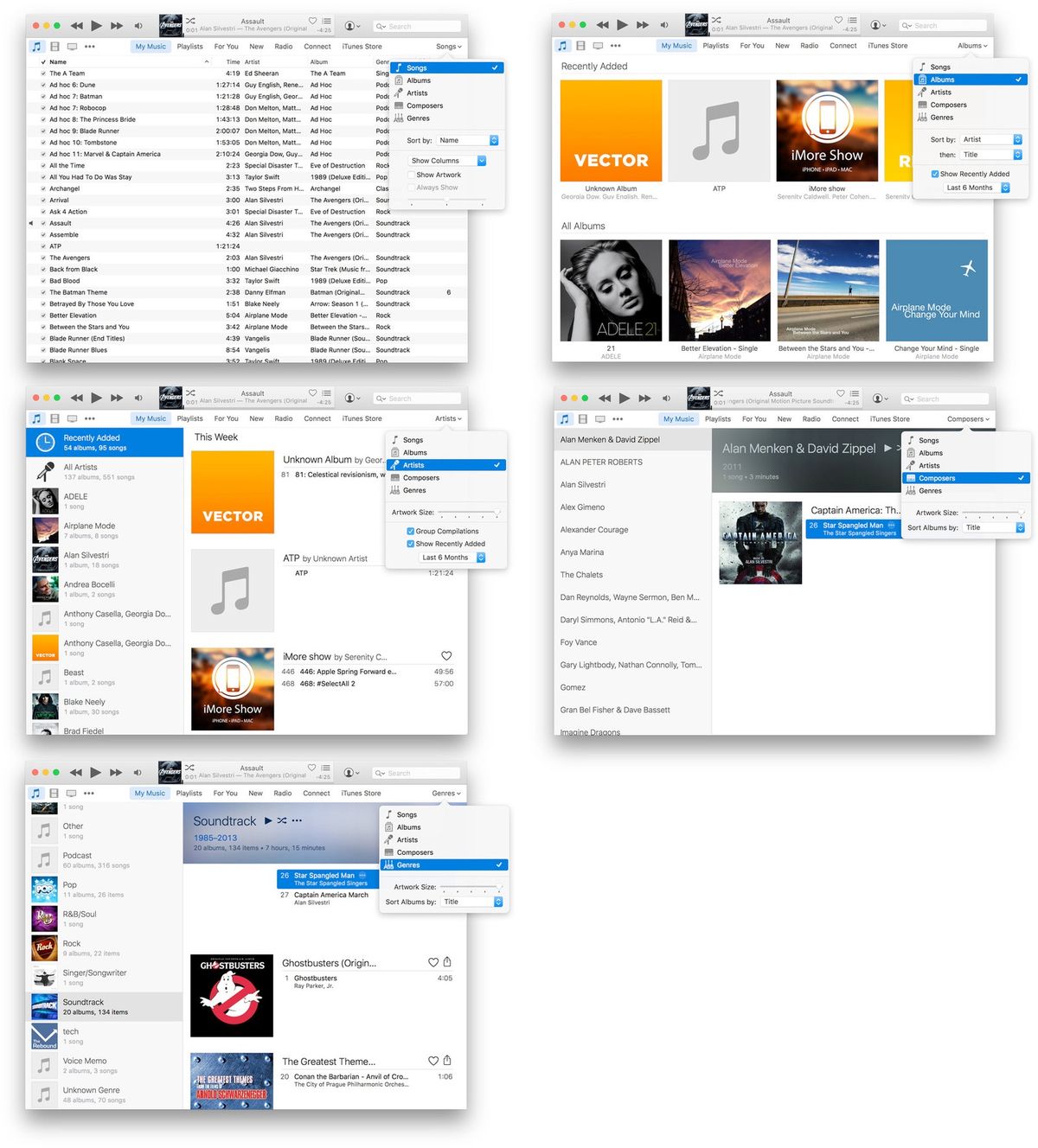How to browse and sort your music in iTunes and the Music app iMore
