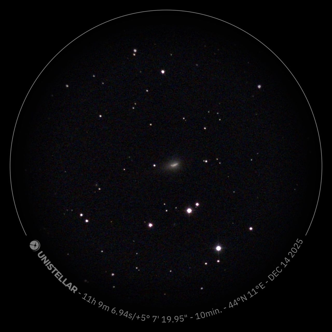Comet 3IATLAS shot with a Unistellar telescope