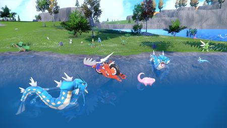 Pokemon Scarlet and Violet running on Switch 2