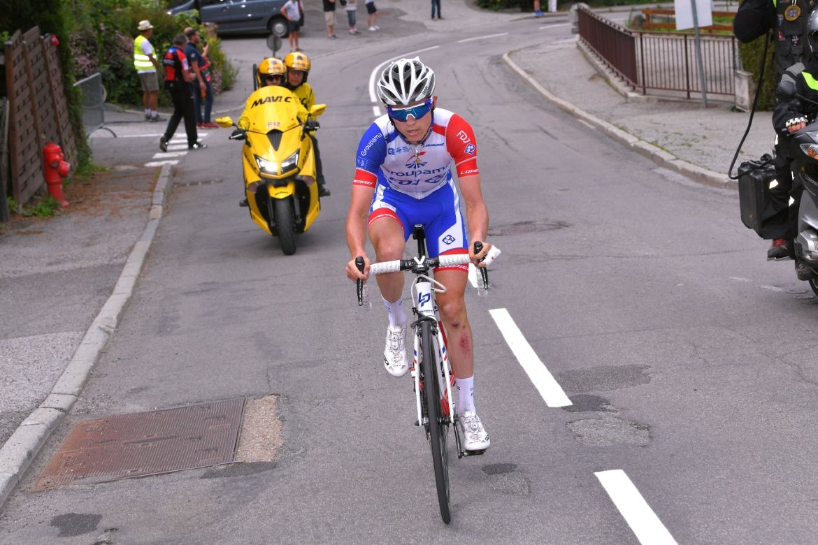 David Gaudu (Groupama-FDJ) on the attack