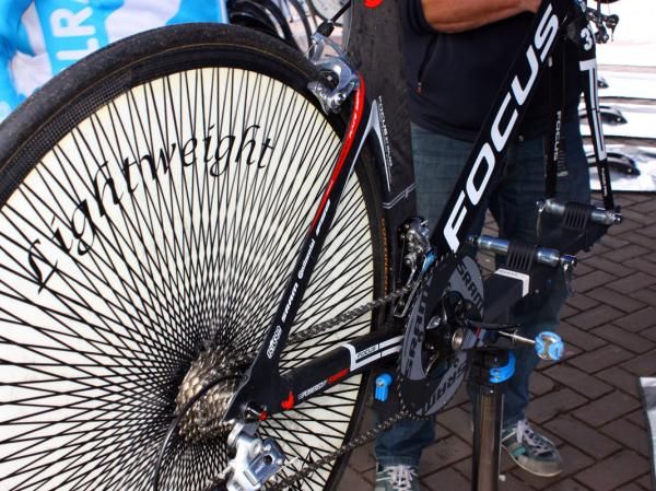 Milram's Focus Izalco Chronos feature some of the sharpest stay edges around.