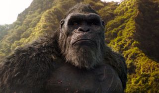 Kong standing on Skull Island in Godzilla vs. Kong.