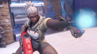 Overwatch 2 characters - Sojourn uses one of her abilities