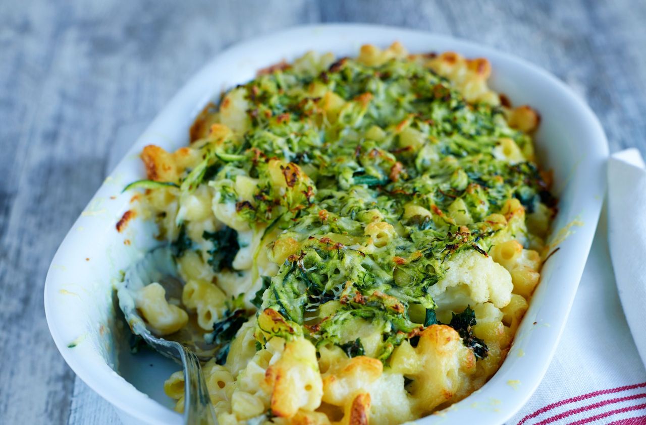 Mac &#039;n&#039; veg bake