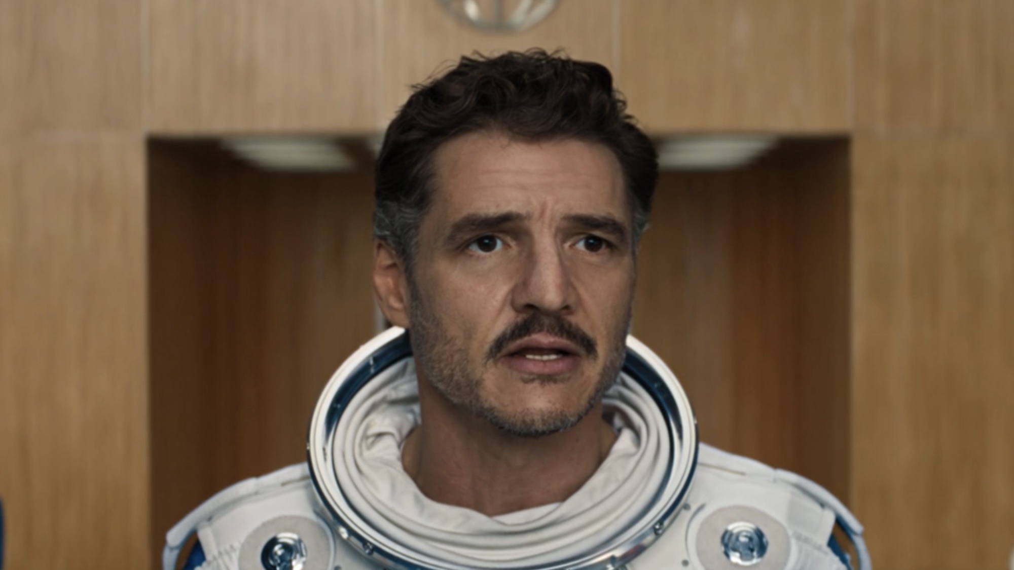 Reed Richards talking to the press in First Steps.