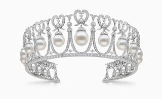pearl tiara by Yoko London