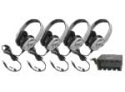 Headphones bundled for classroom