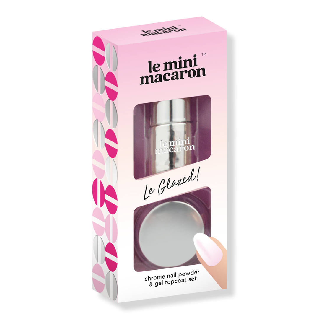 Le Mini Macaron, Le Glazed! Chrome Nail Powder Set