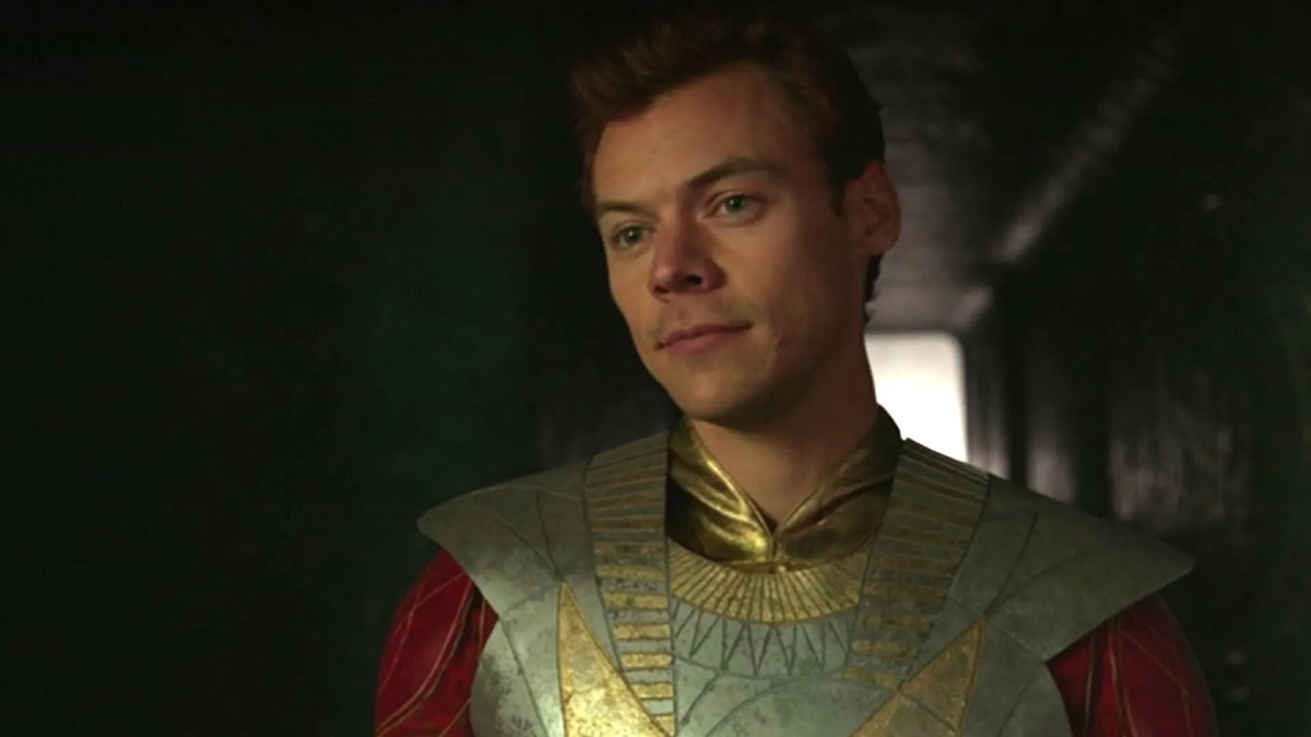 Harry Styles in the post-credits scene from Eternals