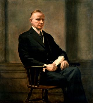 Known as "Silent Cal," Calvin Coolidge was sworn in as president with no audience or public fanfare.