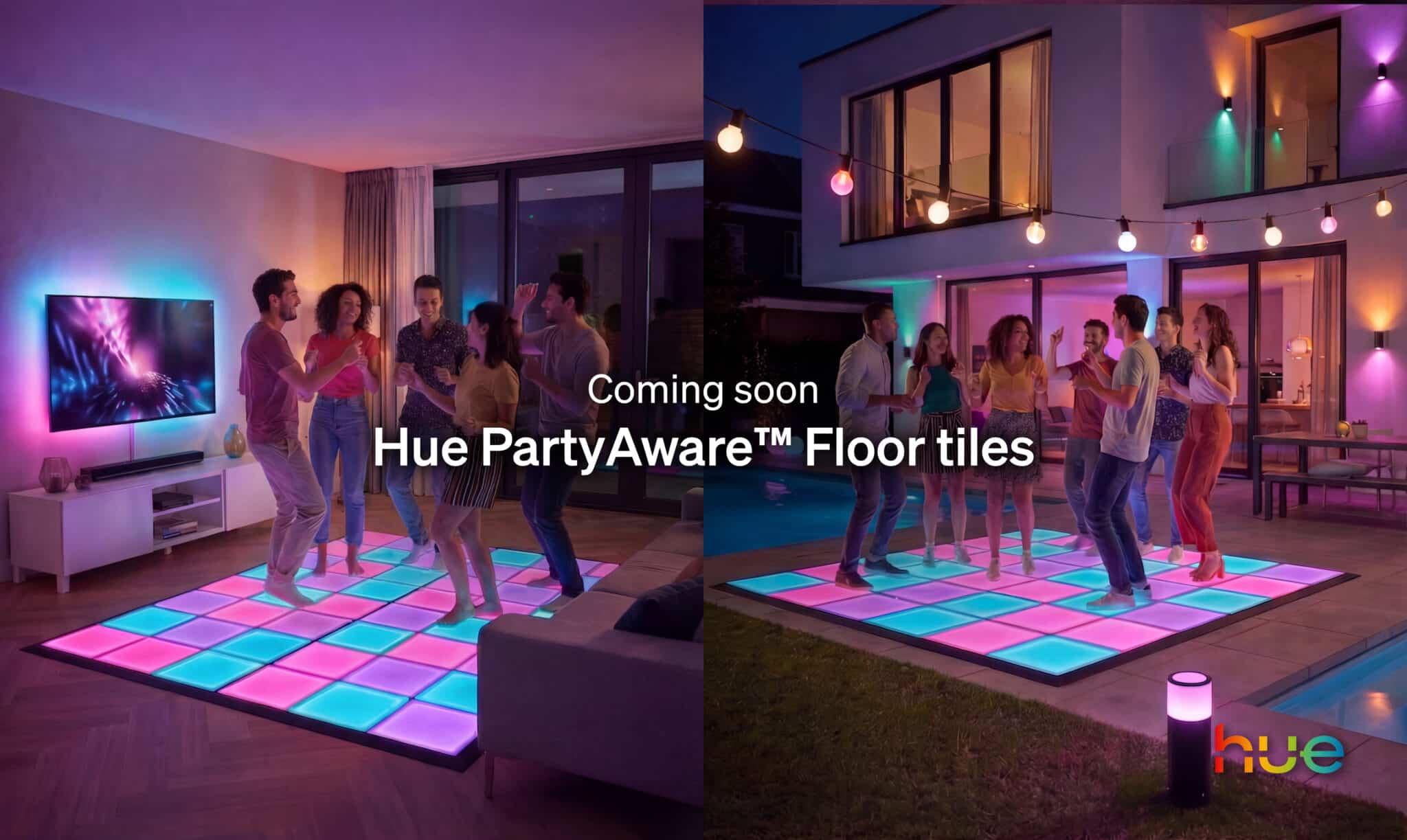 Philips Hue PartyAware Floor Tiles