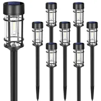 Mancra Solar Pathway Lights, 8 Pack
