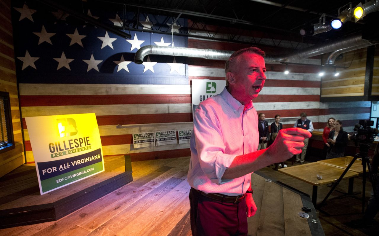 Virginia&amp;#039;s Republican gubernatorial candidate Ed Gillespie.