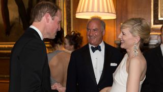 cate Blanchett and Prince William in 2014