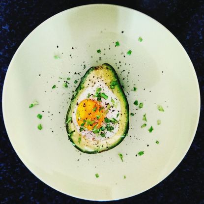 Directly Above Shot Of Food In Bowl