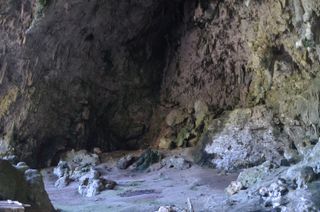 The Liang Bua cave, where remains of the so-called hobbits, scientifically known as Homo floresiensis, were discovered. This cave is a few miles from the village of Rampasasa, where modern-day pygmies live.