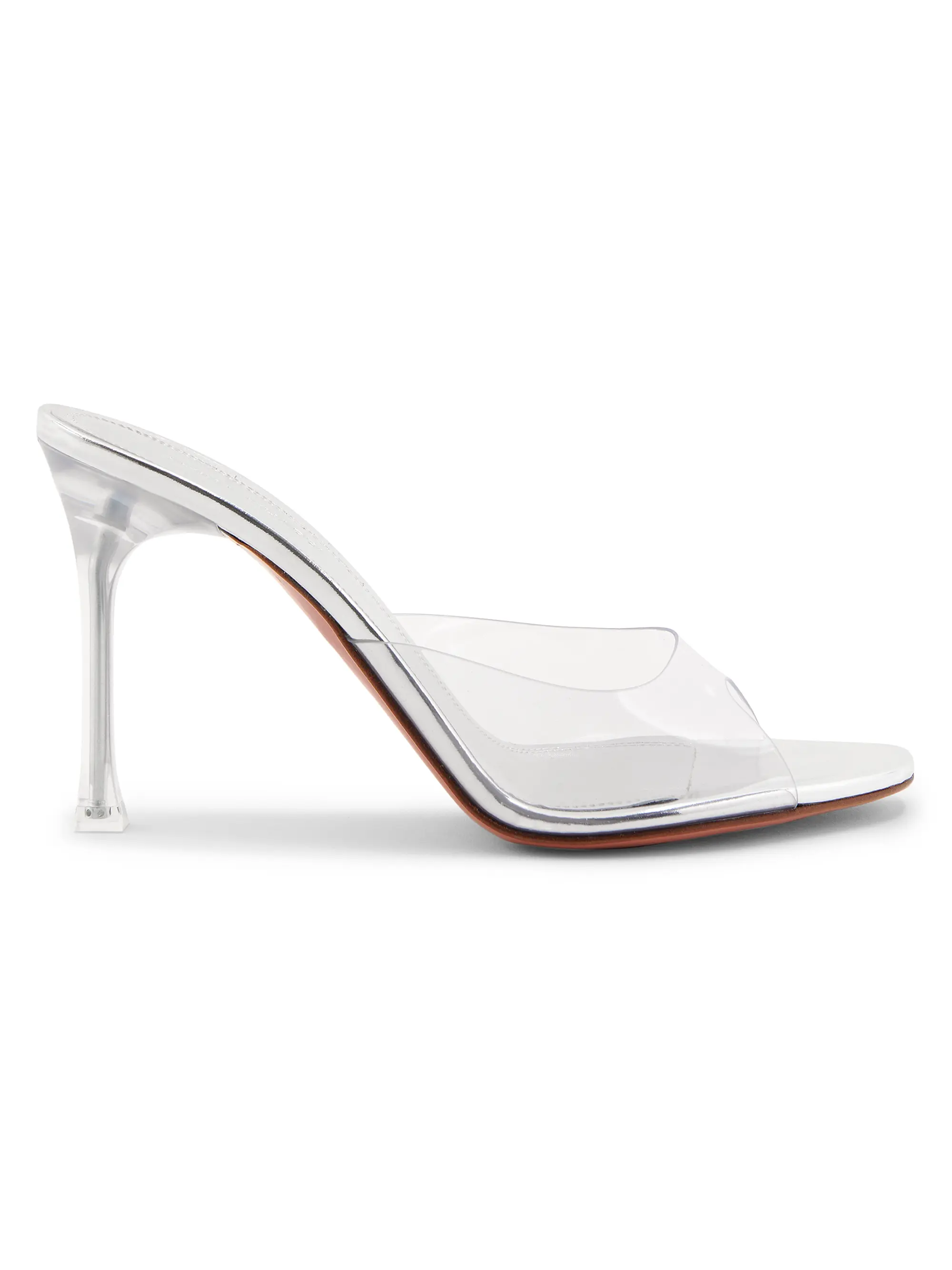 Alexa 95mm Transparent Pvc Mules