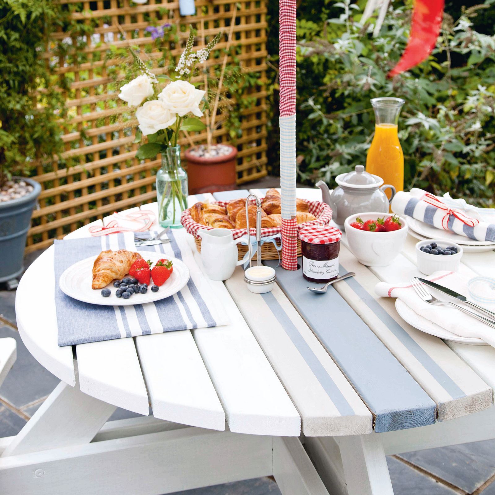 Picnic table paint ideas to bring new life to your garden Ideal Home