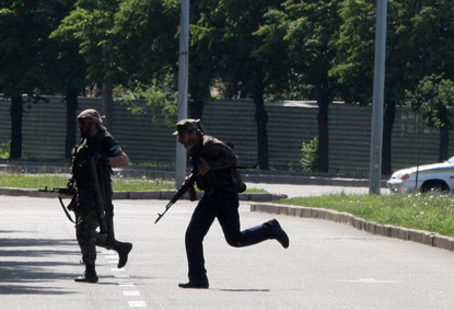 Isolated Ukrainian separatists 'shaken' after failing to take control of airport
