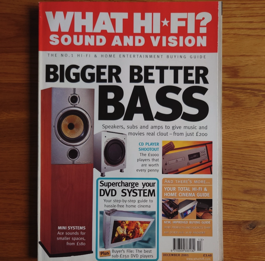 bigger better bass What Hi-Fi? magazine cover