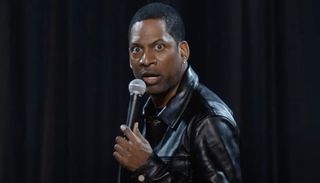 Tony Rock performs stand-up