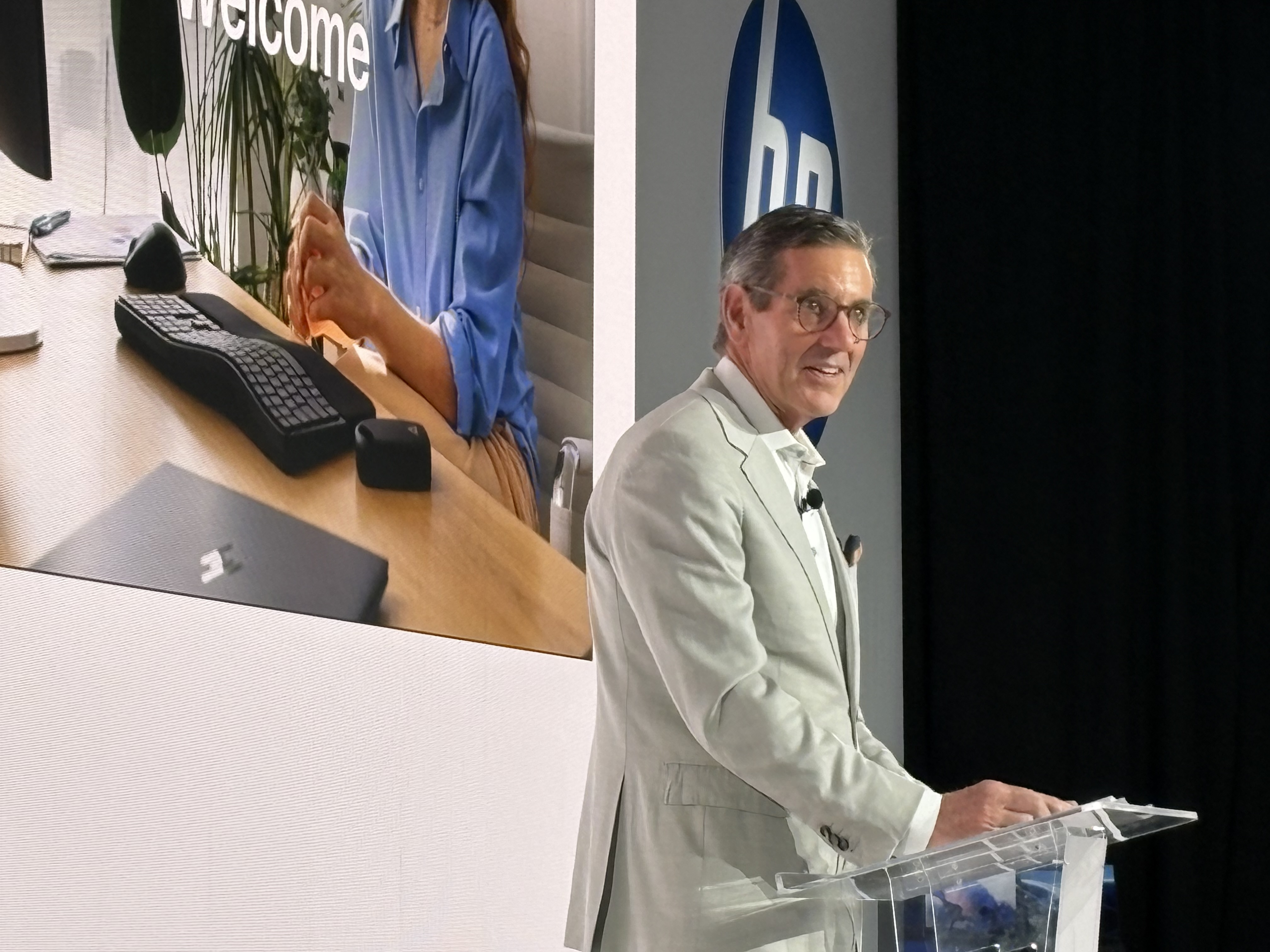HP interim CEO Bruce Broussard 