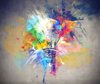 brain ideas creative light bulb