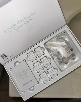 The Qure Micro-Infusion System in a box.