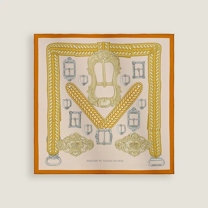 Hermès, Boucles Et Galons Du Tsar Scarf 45