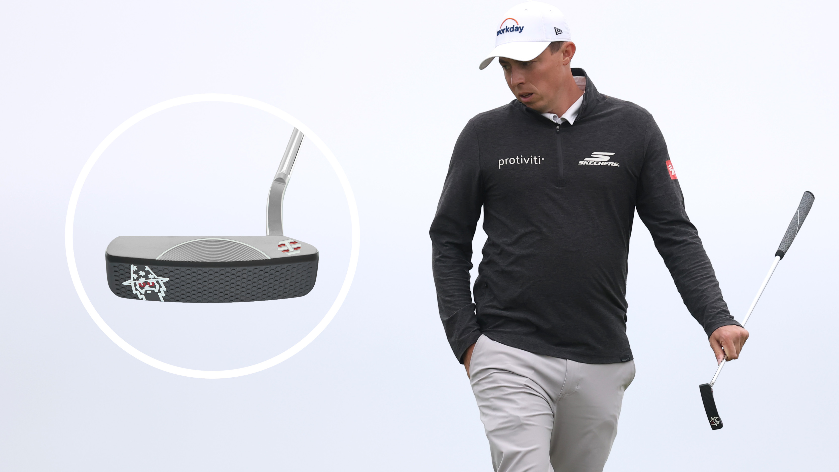Matt Fitzpatrick walks off the green