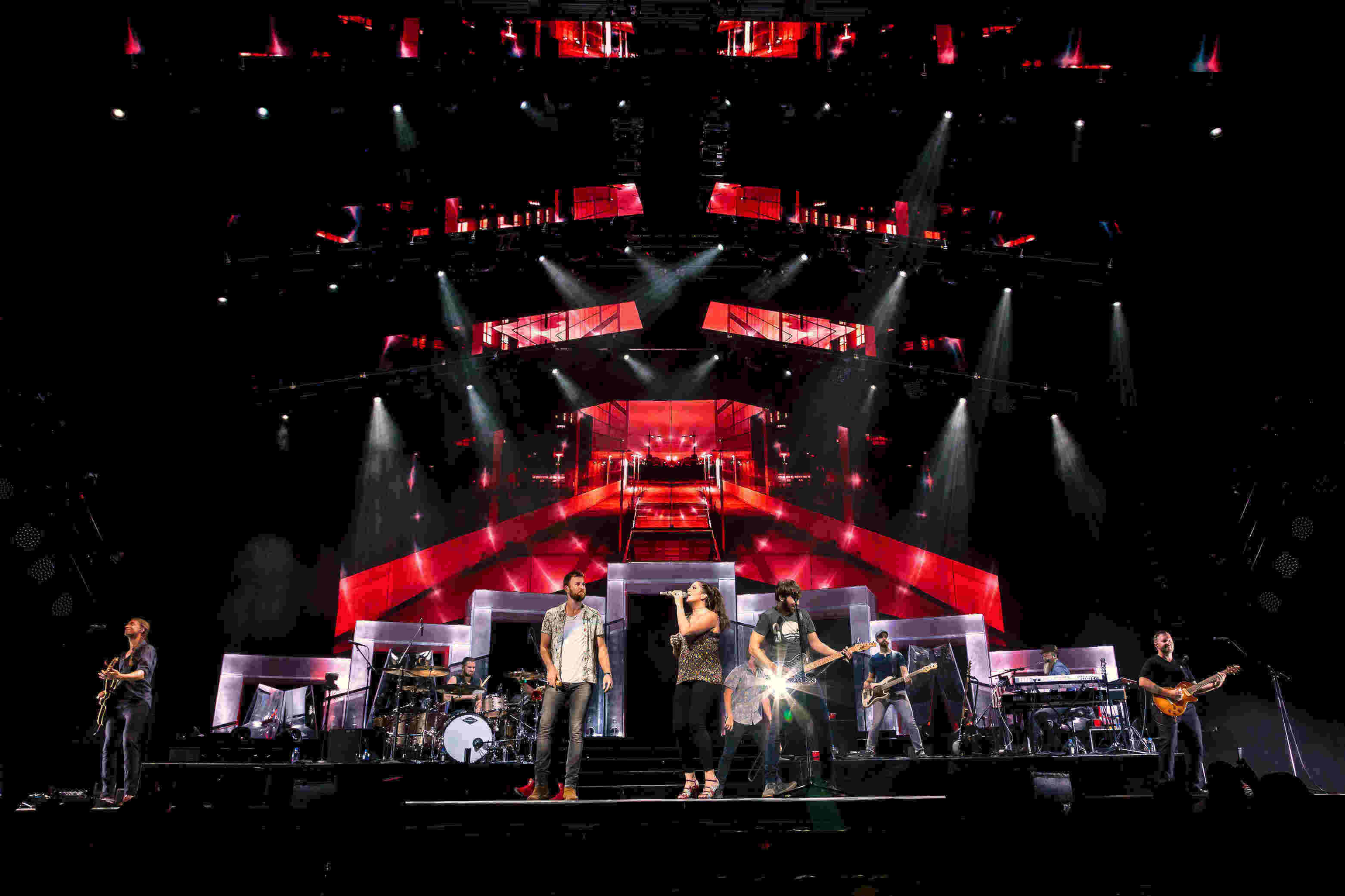 Claypaky Mythos2 and grandMA2 Consoles Light Lady Antebellum Tour